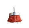 Щетка для дрели чашечная нейлоновая 65 мм, 2,5", со шпилькой, "MAXIMUM" MX 18266 оптом
