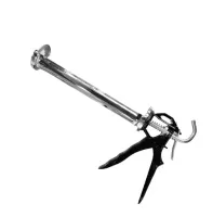 Пистолет для герметика 310 мл., полукорпусный, хромированный, "MAXIMUM" MX 13544